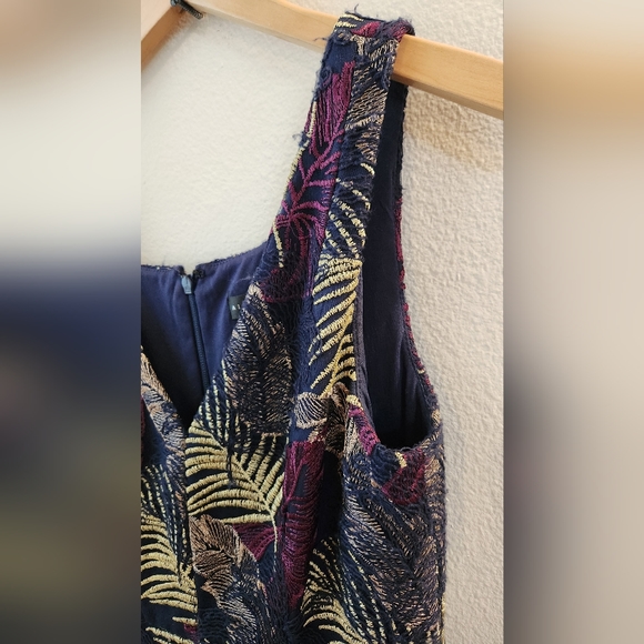 Aidan Mattox Dress Women's Printed V-Neck Sleeveless Asymmetric High-Low Size‎ 6 - Picture 5 of 15